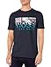 Hugo Boss BOSS Men's Tee 7 Logo Print T-Shirt, Dark Blue, L