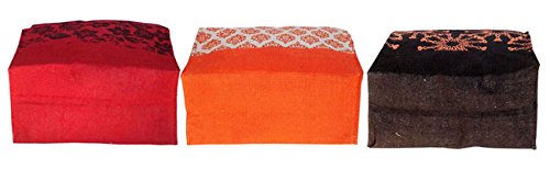 foonty daily use women jute lunch bags(combo of 3, multicolour,5023)