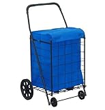 Folding SHOPPING CART LINER insert (Blue) WATER PROOF with cover (this item is not for the cart only the shopping cart)
