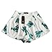 FCYOSO Women's Floral Print 2 Pieces Crop Top+ Short Pants Jumpsuits (US,S/Asia,M) White