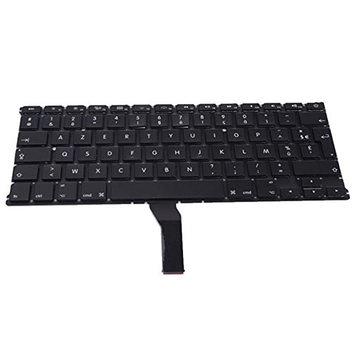OLVINS New Replacement FR France French Keyboard for Apple Macbook Air 13.3" A1369 A1466 FR Keyboard 2011 2012 2013 2014 2015 Year Without Backlight