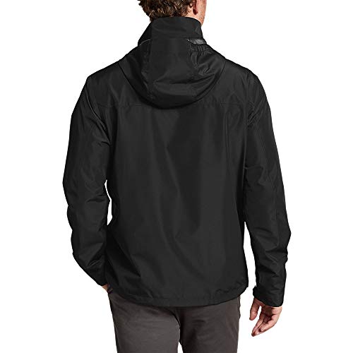 Eddie Bauer Men's Rainfoil Packable Jacket, Black Regular XXL Pricepulse