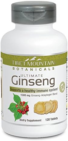 Tibet Mountain Botanicals Ultimate Ginseng (120 tab)