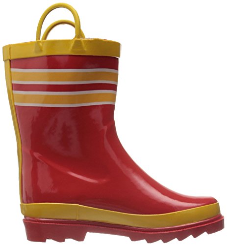 Little Boy's Fire Chief Rain Boots Sizes Infant, Toddler, Little Kids, (8 M US Toddler)