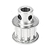 uxcell Aluminum 10 Teeth 6.35mm Bore 5.08mm Pitch Timing Belt Pulley for 10mm Belt