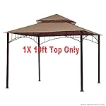 Abccanopy Replacement Canopy roof for Target Madaga Gazebo (brown)