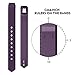 Greeninsync Compatible with Fit Bit Alta Band with Metal Clasp,Replacement for Fit Bit Alta Bands Small Alta Bracelet Strap for Fit Bit Alta/Fit Bit Alta HR/Fit Bit Ace(Plum)