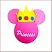 Disney Mickey Head Pink Princess Antenna Topper