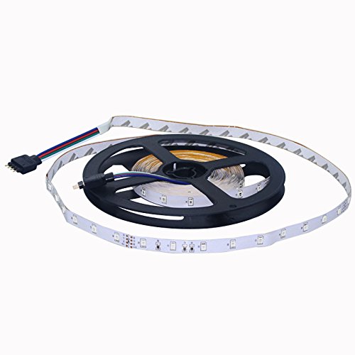 B2ocled Flexible LED Strip Lights,2835 LEDs Warm White Non-Waterproof LED Light Strip,12V DC 16.4ft/5m LED Tape for Gardens/Homes/Kitchen/Cars/Bar