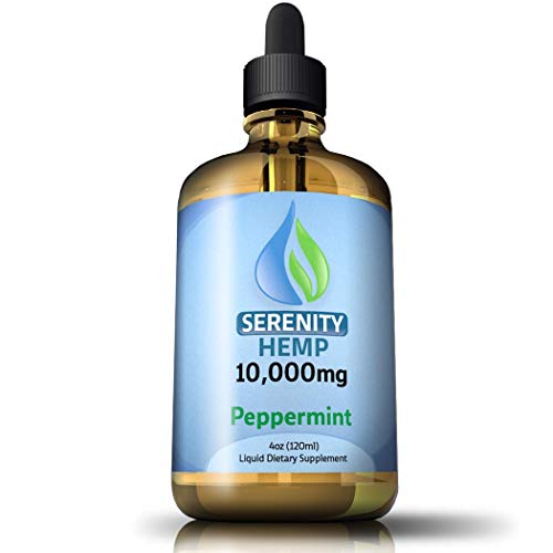 Serenity Hemp Seed Oil Drops Peppermint May Help with Pain, Anxiety