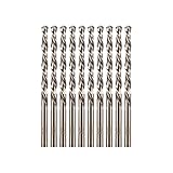 amoolo 3/16" Cobalt Drill Bit(10 Pcs), M35 HSS