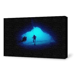 Canvas Wall Art for Living Room,Bedroom Home Artwork Paintings Burrow Structure Ready to Hang - 12x18 inches