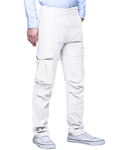 Match Men's Wild Cargo Pants(38,6540 White)