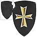 Medieval Heroic Cross Medieval Knights Foam Shield