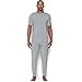 Under Armour Men's Athlete Ultra Comfort Recovery Short sleeve Sleepwear,True Gray Heather /Carbon Heather, Large