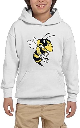 Bee Cartoon Animal Cool Vector Youth Classic Hooded Hoodie With Pocket Sweatshirt