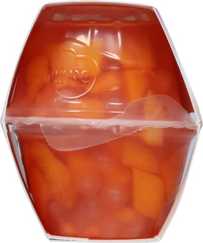 DEL MONTE BUBBLE FRUIT PEACH STRAWBERRY LEMONADE PEACHES & POPPING BOBA WITH SWEETENED JUICE-3.5 OZ, (PACK OF 1, 4 COUNT)
