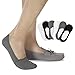 Mens No Show Socks Non-Slip Grips Casual Low Cut Boat Sock 6 Pack