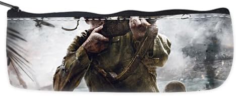 Call Of Duty World At War Pencil Case School Pencil Case Cosmetic Makeup Bag Storage Student Stationery Zipper Wallet