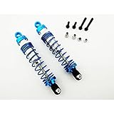 Hot Racing TD90E06 Aluminum Coilover Shocks 90mm (Blue) - ECX 2wd