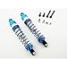 Hot Racing TD90E06 Aluminum Coilover Shocks 90mm (Blue) - ECX 2wd