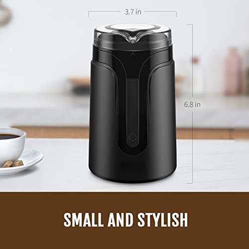 SHARDOR Electric Coffee Bean Grinder with Stainless Steel Blades, Small