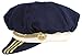 Lilax Baby Boy Sailor Outfit Footie with Hat 2 Piece Set 0-3 Months Navy