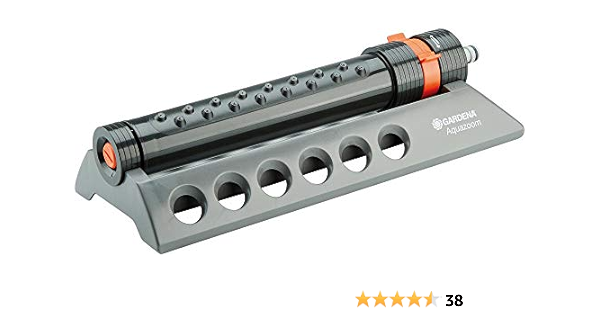 Gardena Comfort Aquazoom Aspersor De Cesped Para El Riego De Areas Rectangulares De Tamano Mediano De 28 M A 350 M Jardineria Jardin Futakuchi Hakata Com