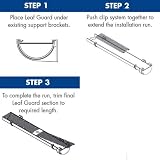 Parkland Gutter Leaf Guard Protection System 20m Mesh Cover 100-115mm view 4
