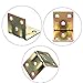 20PCS Heavy Duty Corner Braces L Shape Brackets 30x30x30mm, 90 Degree Joint Right Angle L Bracket for Furniture Wood Cabinets,Package Include Screws