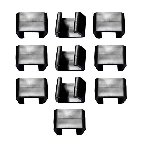 10 Stück Starke Verbinder für Gartenmöbelset aus Polyrattan,Lounge Set Clips Klammern Outdoor Couch Patio Möbel, Plastik, Show, 6 cm