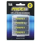 Powerex MHRAA4 Powerex AA 2700mAh 4-Pack Rechargeable Batteries