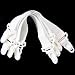Olymstore(TM) Bed Sheet Grippers: Set of 4 Garter Style Rubber Button Hook & Clasp on Elastic Straps