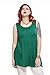 JollieLovin Womens Sleeveless Comfy Plus Size Tunic Tank Top with Flare Hem - Heather Gray, XL (1X)
