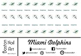 NFL - Miami Dolphins Waterslide Nail Decals - 50pc