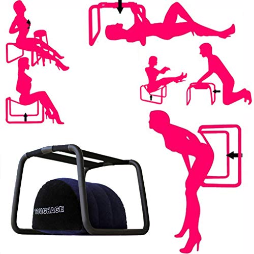 Sex Position Chair Multifunctional, Fits Many Positions Stool Toy with Elasticity Pillow for Couples Deeper Position Improve Happiness