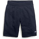 Champion Men's Shorts, Reverse Weave Fleece Shorts, Knee-Length Shorts for Men, C Logo, 10"