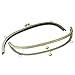 Housweety 1PC Metal Purse Bag Frame Kiss Clasp Lock Bronze Tone 28.5cm x11.5cm