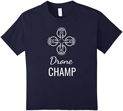 unisex-child Drone Champ T-Shirt, Drone Pilot Shirt 6 Navy
