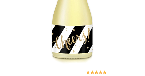 Favors LM0062 Mini Champagne & Wine Bottle Labels ...