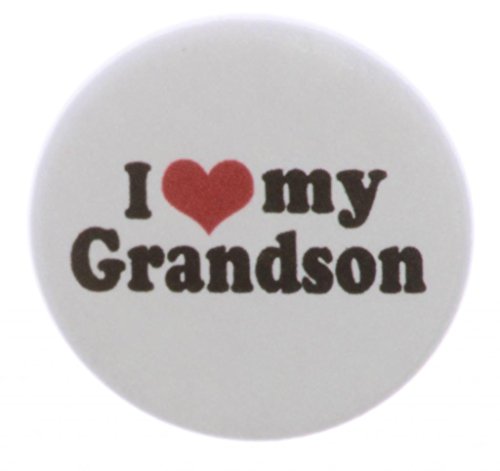A&T Designs Unisex - I Love my Grandson 1.25