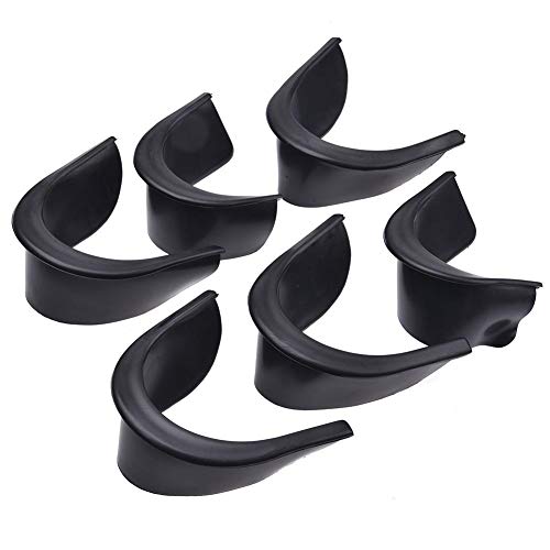 S WIDEN ELECTRIC 6Pcs Pool Table Pockets Liners, Black Rubber 3in Standard Size Pool Table Pockets Protector - Thumbnail 4