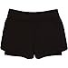 New Balance Girls' Big Layered Bike Short, Black, 14