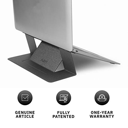 MOFT Laptop Stand, Invisible Lightweight Laptop Computer Stand, Compatible with MacBook, Air, Pro, Tablets and Laptops up to 15.6″, Patented, Starry Grey