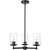 Z-Lite 742-3MB Thayer - 3 Light Chandelier in Modern Style-9.25 Inches Tall and 19 Inches Wide, Finish Color: Matte Black