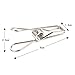 MyLifeUNIT Stainless Steel Clothespins, Clothes Pins, 20 Pcs/Set