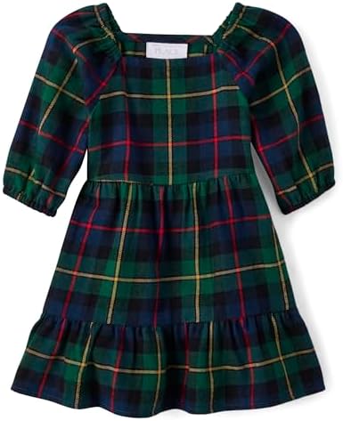Amazon.com: Gymboree,and Toddler Christmas Holiday Dresses,Apple  Plaid,12-18 Months: Clothing, Shoes & Jewelry