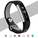 Hanlesi for Fitbit Alta HR Band, Fitbit Alta Band Breathable Soft Silicone Adjustable Fashion Sport Strap Band for Fitbit Alta 2 Replacement Fitness Accessory Wristband with Hole