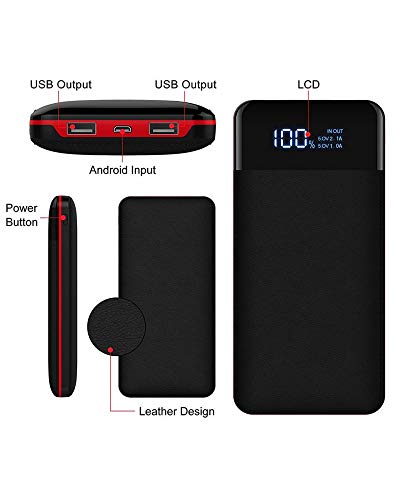ForMe Powerbank 20000 mAh Externe Batterij Accu met LCD Digitaal Display Draagbare Powerbanks 2 Outputs Hoge Capaciteit - Afbeelding 7