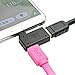 chenyang Micro USB OTG Power Adapter 2 in 1 Micro USB Male to USB 2.0 Female 90 Degree Left Angled Connector Adapter
